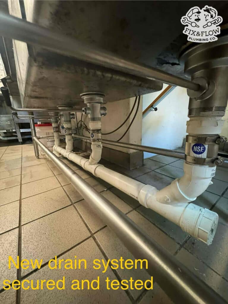 A Mano Restaurant Drain Repair 