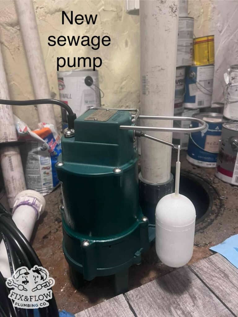 Sewage Pump Replacement